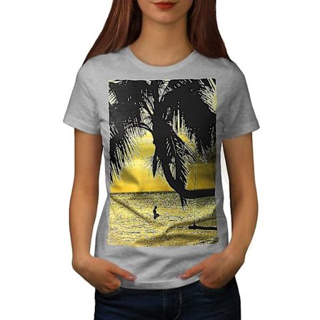 Sea Ocean Photo Nature Women Gråskjorta