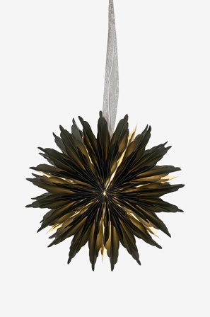 Star Trading - Paperitähti Dis 40 cm - Vihreä - Joulun koristevalot - - Homeroom