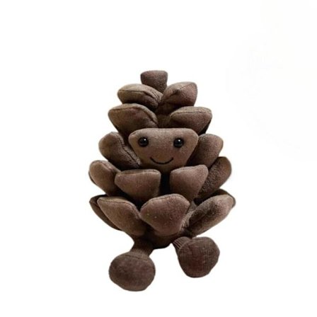 JellyCat 13CM Pindsvin Plyslegetøj Woodland AMUSEABLE Pindsvin med Støvpose blød