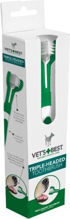 Vet's Best Vet's Best Triple-Headed Toothbrush 0 - Vet's Best