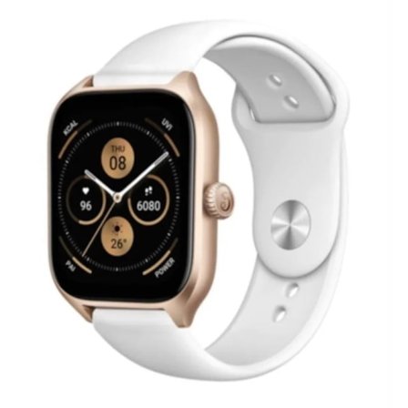 Klokkerem kompatibel med Amazfit GTS/GTR-4-3-2-2e-Mini-Pro/stratos Sportarmbånd kompatibel med Amazfit bip-US-3-Pro-Lite 20mm 22mm rem hvit 16