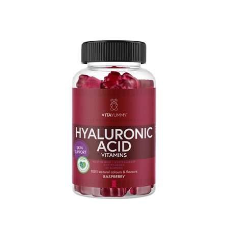 VITAYUMMY Hyaluronic Acid Bringebær 60 stk Gummies