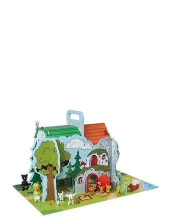 Bamse Lekvärld Bamsebyn M. Lekplatta - Multi/patterned - ONE SIZE
