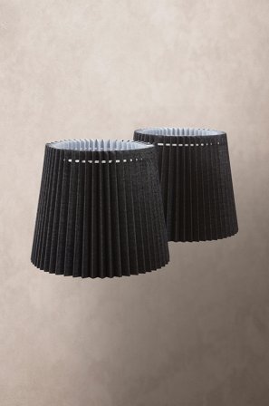 Jotex - SOLO lampeskjerm 2-pk - stor Black mdf / metall - Kjøp Lampeskjermer hos Jotex