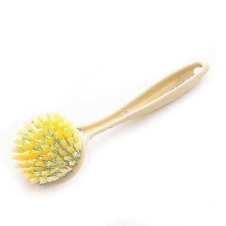 2 stk. Potte Rengøringsbørste Langt Håndtag Opvask Vask Vaskepande Skål Til Køkken