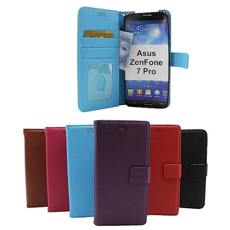 New Standcase Wallet Asus ZenFone 7 Pro (ZS671KS) (Svart)
