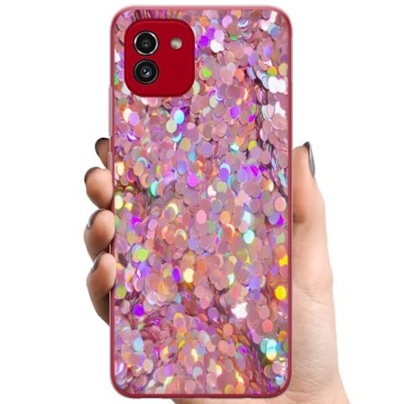 Yhteensopiva Puhelinkuori Samsung Samsung Galaxy A03 Kimalteleva