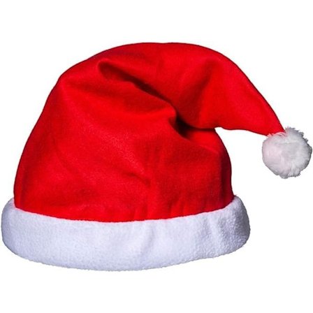 Tough 1 Julenisse-antrekk, Julekostyme for Hest, Julekostyme for Rytter, Engelsk Saldekken, Julenisse-hette