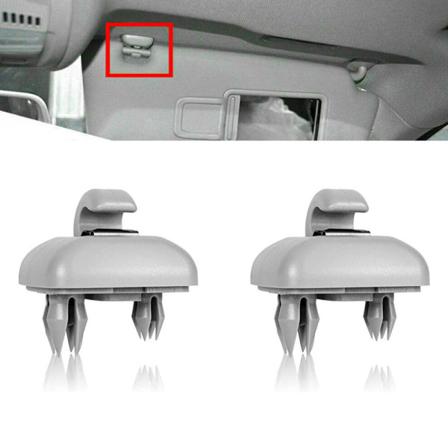 2 stk grå solskjerm krokholder for A3A4LA5A6LQ5Q3