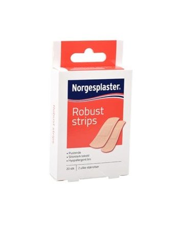 Norgesplaster robust plaster i 2 størrelser 20 stk
