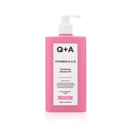Q+A Vitamin A.C.E Shower Oil, Skincare, Kropspleje, Bodyshampoo
