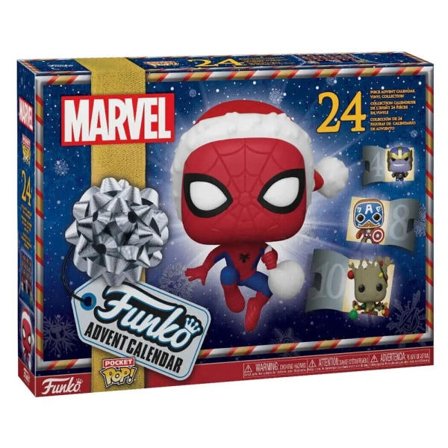 Funko Pocket Pop Joulukalenteri Marvel Holiday 2023 - 24 minihahmoa