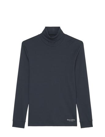 T-Shirts Long Sleeve T-shirts Long-sleeved Marineblå Marc O'Polo*Betinget Tilbud
