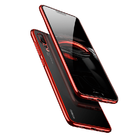 Huawei P20 Pro - Stilrent Extra Tunt Silikonskal (FLOVEME) Roséguld