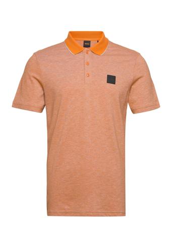 Peoxford Polos Short-sleeved Orange BOSS