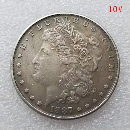 1 stk 1878-1887 USA Morgan Silver Dollar $1 erindringsmønter C