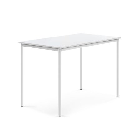 Tisch BORÅS, 1400x800x900 mm, Laminat weiß, weiß
