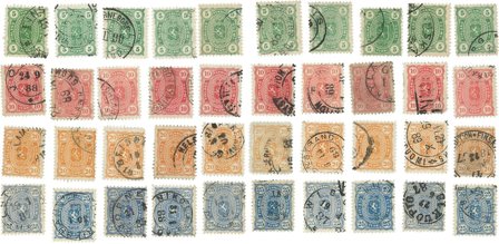 Finland 1885 - LAPE 20-23 - Dubletpakke