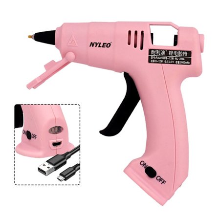 Stor limpistol för höga temperaturer med 20 limstift för hemreparationer och konstprojekt