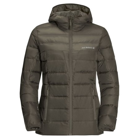 Jack Wolfskin Women's Dna Tundra Hoody Women warmly-lined down jackets Green XS