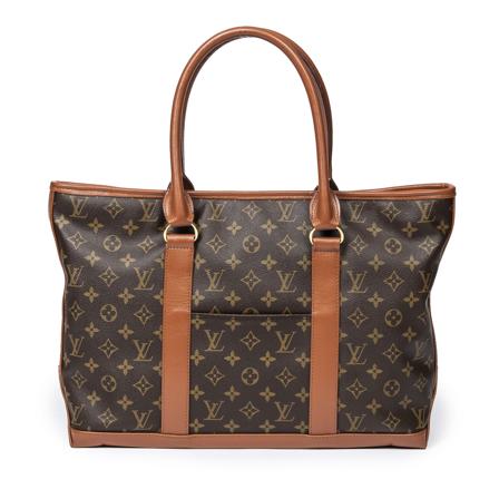 Louis Vuitton Vintage Sac Weekend PM , Bruin , Dames , Maat: ONE Size Vintage Tassen