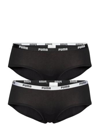 Puma Women Hipster 2P Hang Lingerie Panties Hipsters/boyshorts Sort PUMA