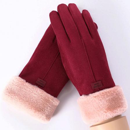 Damhandskar Höst Vinter Varma Full Finger Vantar Outdoor Spo