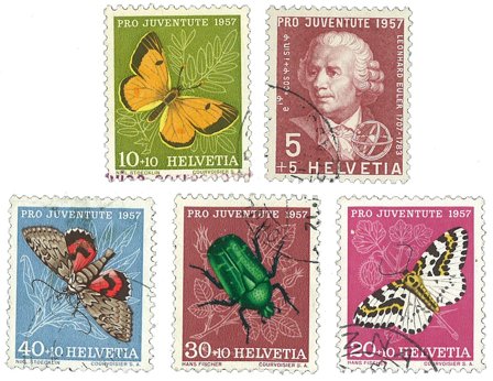 Schweiz 1957 - MICHEL 648/52 - Stemplet