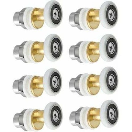Suihkukaapin rullat 8 kpl 27 mm halkaisijan varaosapyörät yhteensopivat liukuovien kanssa