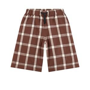 Kids - Fendi Brown Check Bermuda Shorts 8 years - Shorts - 8 years - Brown