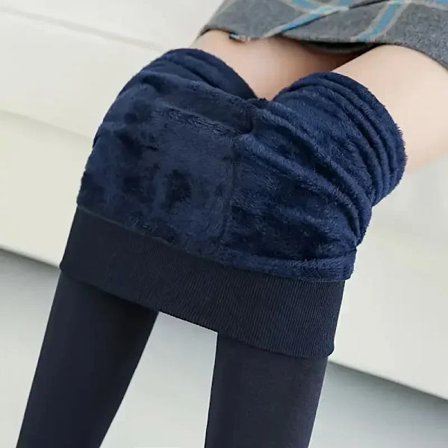 Sammet Fleece Fodrade Tights Dam Termostrumpbyxor för Kvinnor Vinterstrumpbyxor Polar Skin Svart Effekt Strumpbyxor Dam Termostrumpor