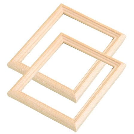 6 stk Mini Foto Rammer Tre Tiny Bilde Rammer Miniatyr Tre Rammer Dukkehuss Tilbehør