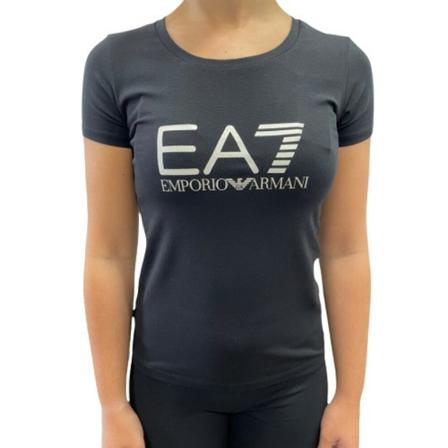 Emporio Armani Ea7, T-Shirts Grijs, Dames, Maat:S