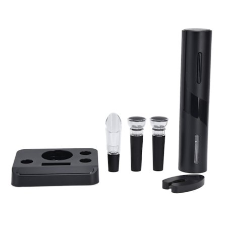 Elektrisk Vinåbner Sæt med Folieskærer Belufter Hælder og Prop til Hjemmebar og Restaurant