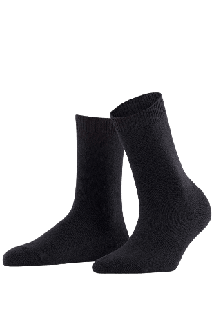 Falke Cosy Wool Socks Sockor Dam Svart 35-38