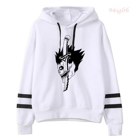 Unisex Death Note Shinigami Ryuk Anime Kawaii Hoodies Harajuku Män Light Yagami Manga Sweatshirts Hip Hop Casual Streetwear Man 30101 XL