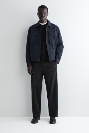 COS Homme Sweat En Néoprène (Scuba) in Noir