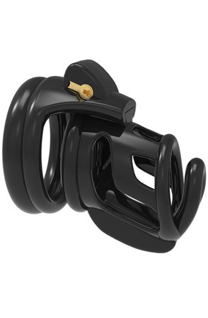 Gest Lock Chastity Cage Black 7,5 x 3 cm - Woome.pl