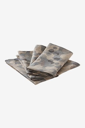 Jotex - Servett 4-pack Grå CARA - Köp Servetter hos Jotex