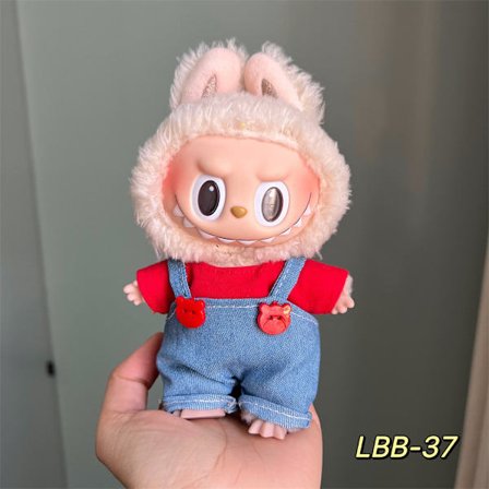 17 cm Alkuperäiset Monster Dolls -nuket Vaatteet Alkuperäiset suunnittelijatarvikkeet Pehmonuket Lelu Söpö Avaimenperä Vaatteet La-b-b Joululahjat