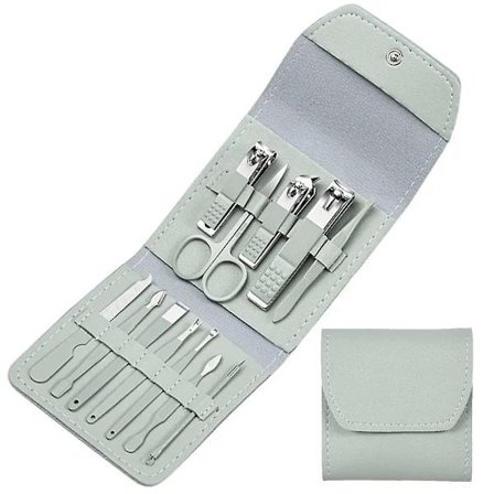 Hudreparationskit Nagelkit Reparationskit Nagelverktygssats Naglar Nagelprodukter Resenagelsax Mani Pedi-kit Hemreparationsnagelsaxkit 12 De...
