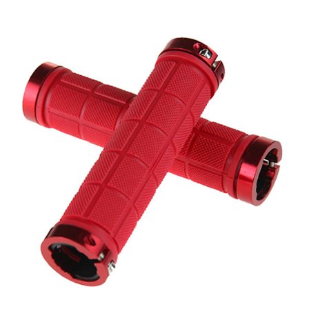 Par ergonomiska halkfria mjuka gummigrepp för cykel, grepp för MTB-cykel (Re