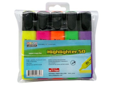 MARVY Överstrykningspenna 50 5/fp - Lyreco - Kontorsmaterial - Pennor - Överstrykningspennor