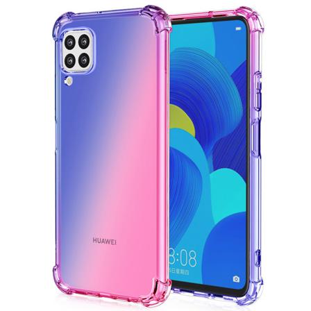Huawei P40 Lite - Silikonskal Rosa/lila