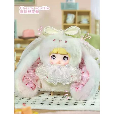 Autentisk Nommi Sweet Heart Kanin Plys Dukke - Sød kælen gave til piger, trendy Blind Box Legetøj