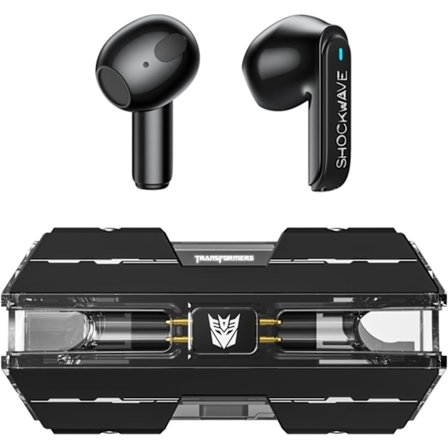 Transformers TF-T01 True Wireless Earbuds Bluetooth 5.4 Hörlurar Bass Stereo Hörlurar, Bluetooth Hörlurar i Örat Brusreducerande Mikrofon, 60H Spela 