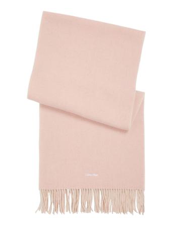Fringes Two T S Scarf 40X200 Accessories Scarves Winter Scarves Pink Calvin Klein