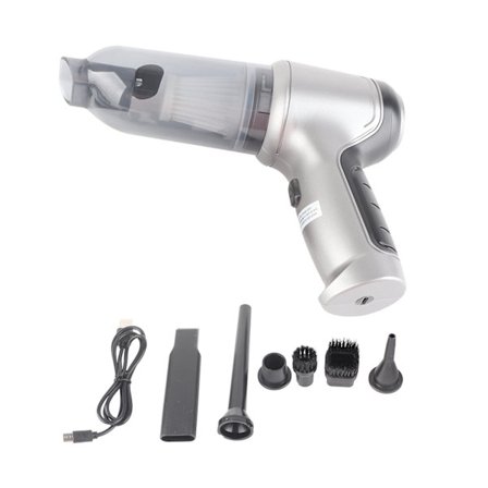 Hög Effekt USB Uppladdningsbar Portabel Mini Handhållen Bil Dammsugare