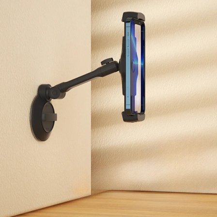 Oatsbasf Väggsugpropp för surfplatta Skrivbord Live Lång Arm Surfplattestativ Mobiltelefonhållare 360 ​​Roterbar~06869