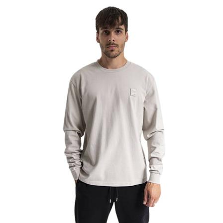 Filling Pieces Longsleeve t-shirt 06113731932 S Grå, Herre Langærmet